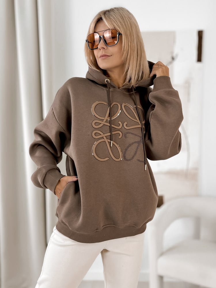 BLUZA VICENZA BRĄZOWA BLUZA VICENZA BRĄZOWA