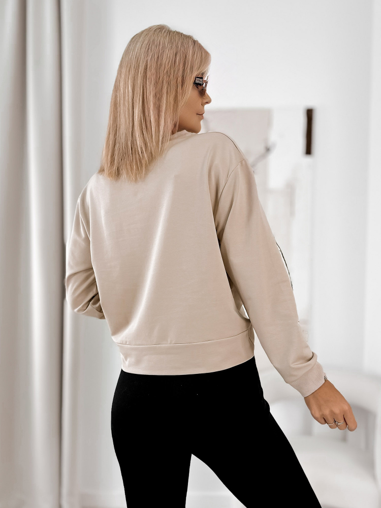 BLUZA CLORINDA BEŻOWA