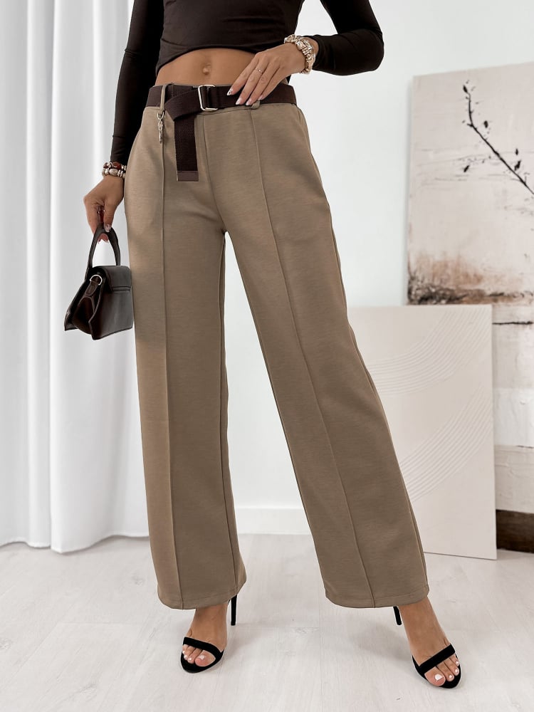 SPODNIE VELOX JASNOBRĄZOWE