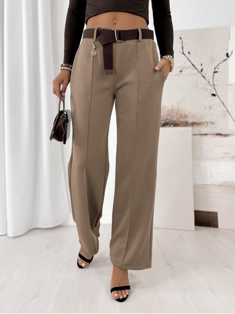 SPODNIE VELOX JASNOBRĄZOWE