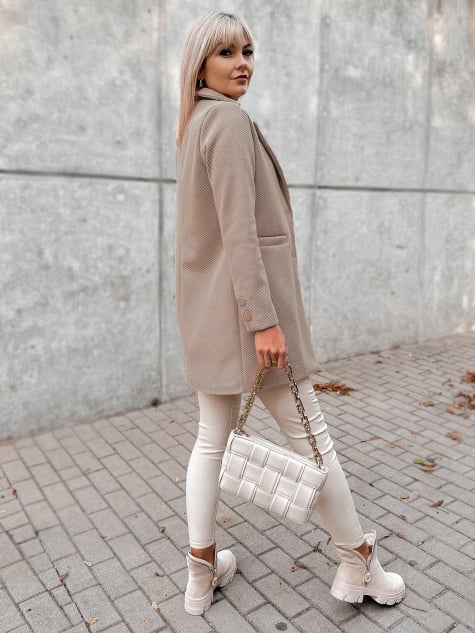 PŁASZCZ LOULE JASNOBRĄZOWY