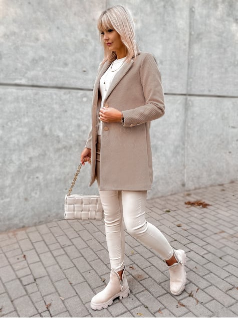 PŁASZCZ LOULE JASNOBRĄZOWY