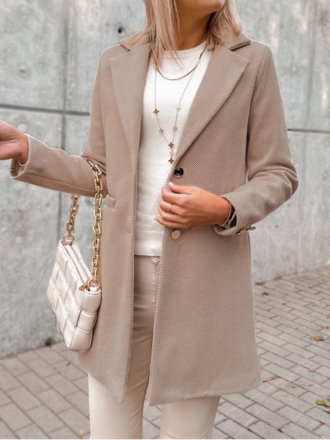 PŁASZCZ LOULE JASNOBRĄZOWY