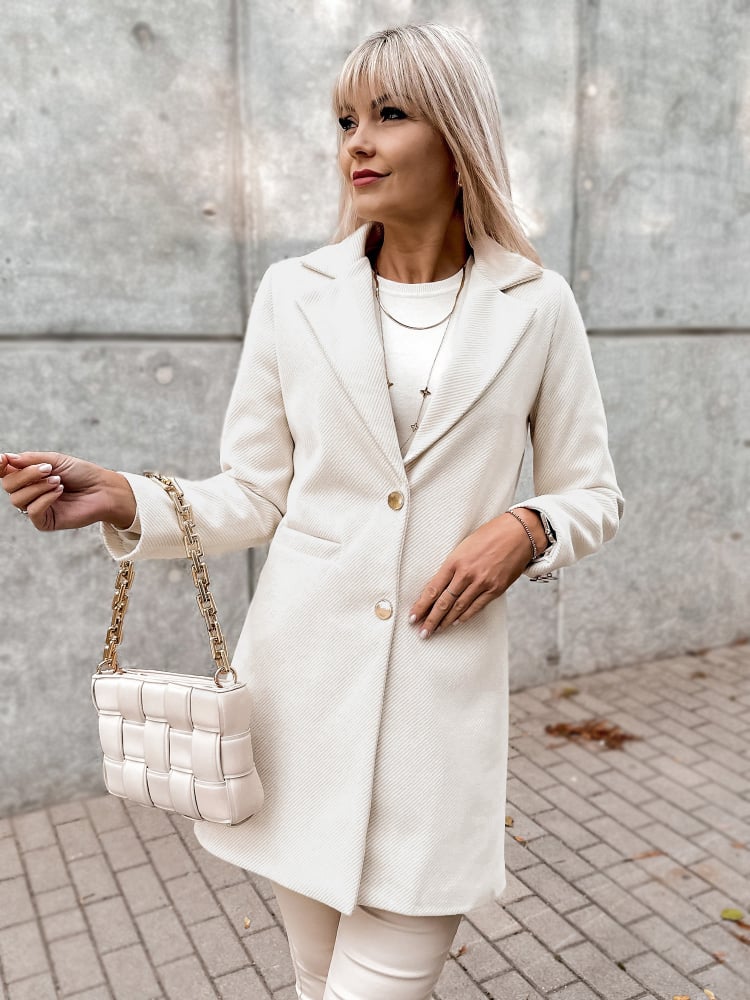 PŁASZCZ LOULE JASNOBEŻOWY