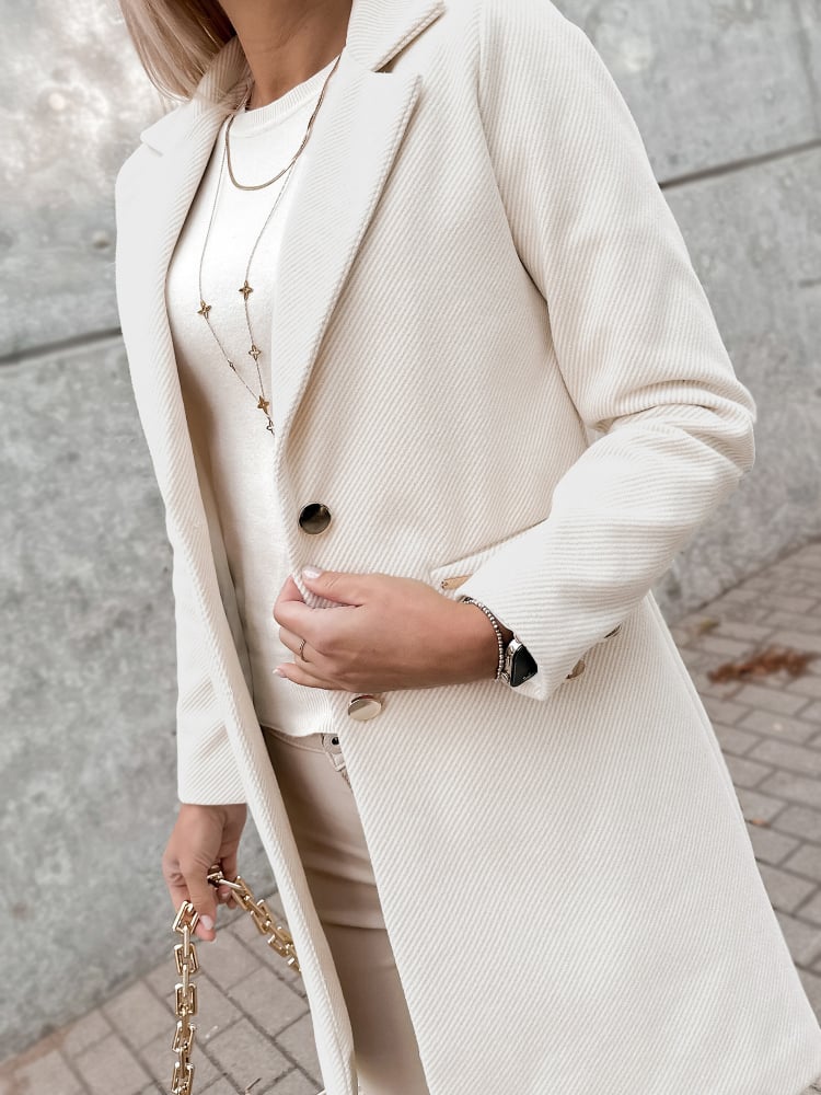 PŁASZCZ LOULE JASNOBEŻOWY