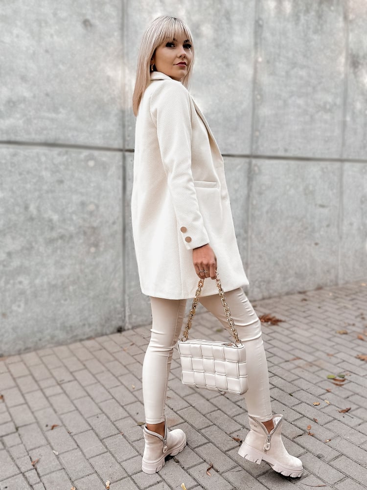 PŁASZCZ LOULE JASNOBEŻOWY