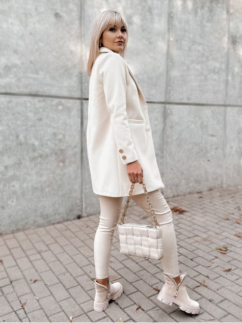 PŁASZCZ LOULE JASNOBEŻOWY