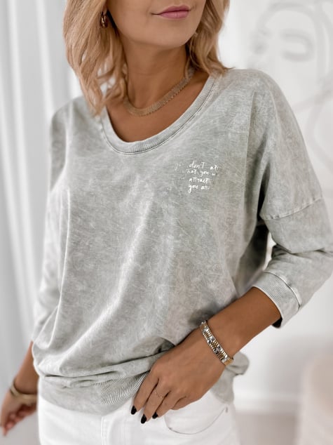 BLUZKA ZERLINA SZARA