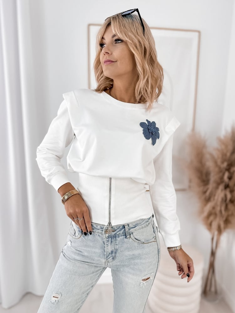 BLUZA COLOMBIANA ECRU