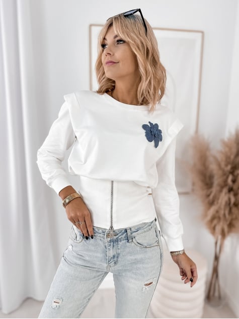 BLUZA COLOMBIANA ECRU