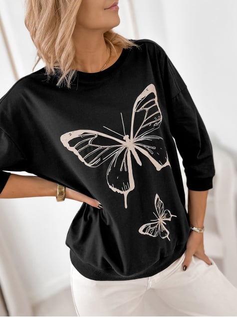 BLUZKA FIGARO CZARNA