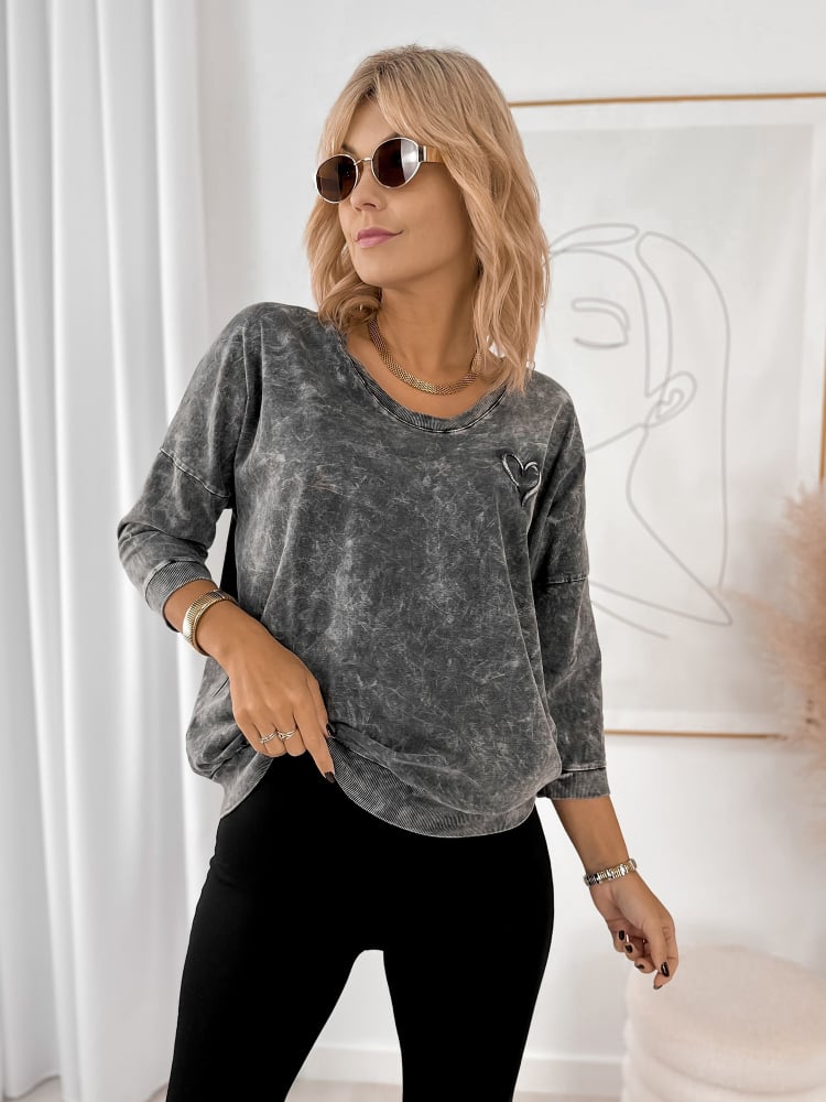 BLUZKA RIMINI ANTRACYT