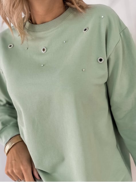 BLUZA RENZO MIĘTOWA