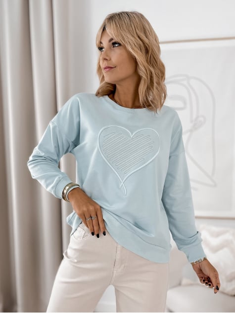BLUZA OTTAVIA BŁĘKITNA