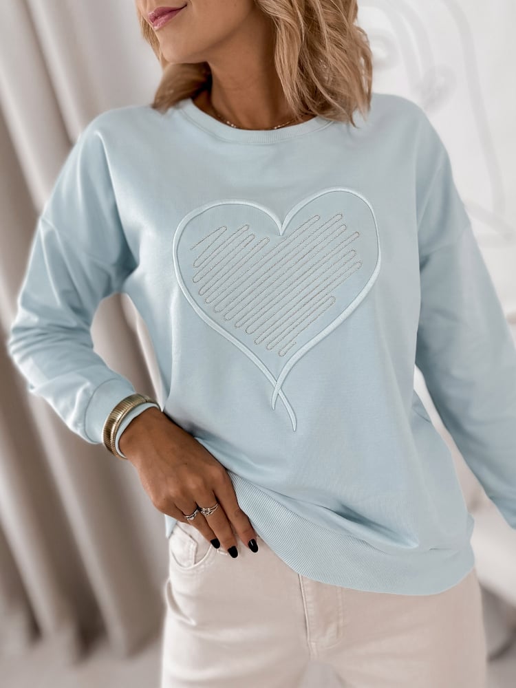 BLUZA OTTAVIA BŁĘKITNA BLUZA OTTAVIA BŁĘKITNA