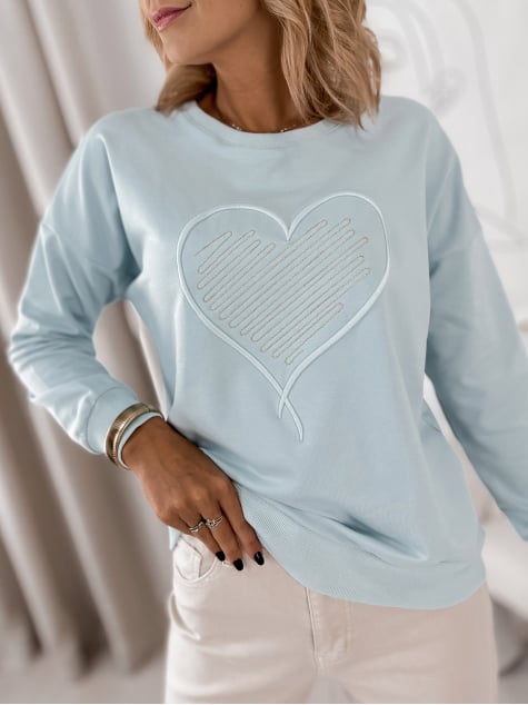 BLUZA OTTAVIA BŁĘKITNA