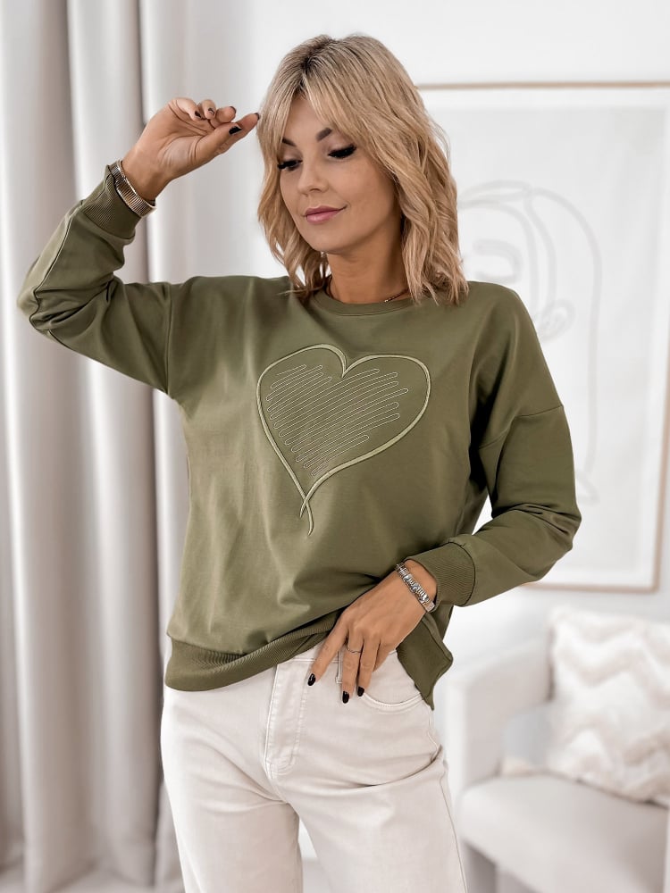 BLUZA OTTAVIA KHAKI BLUZA OTTAVIA KHAKI