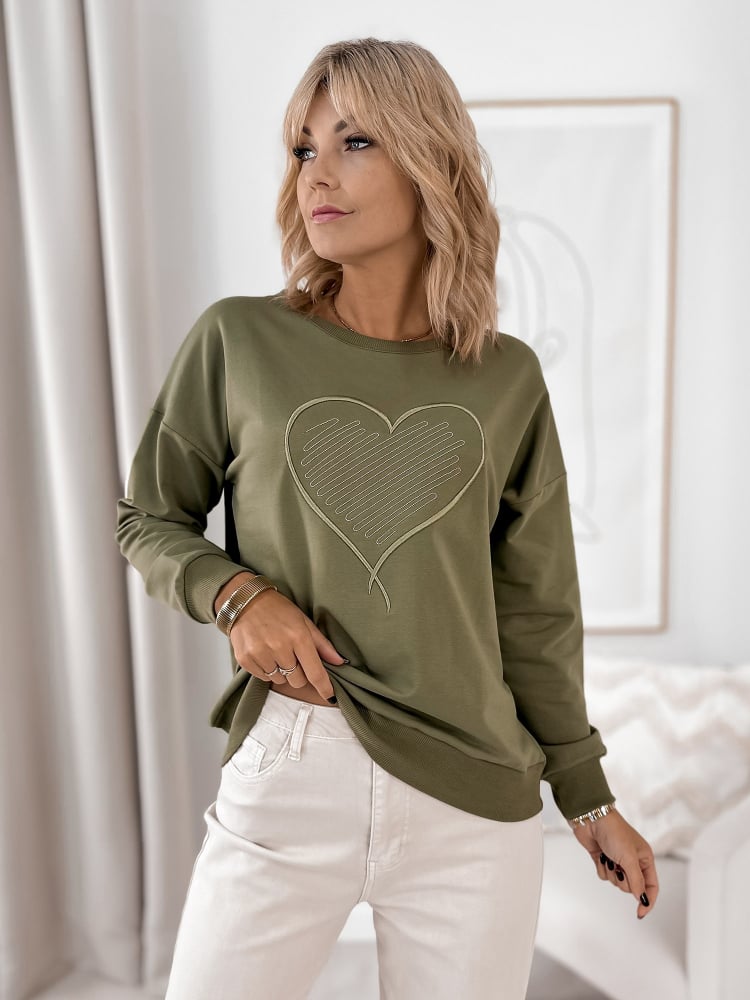 BLUZA OTTAVIA KHAKI BLUZA OTTAVIA KHAKI