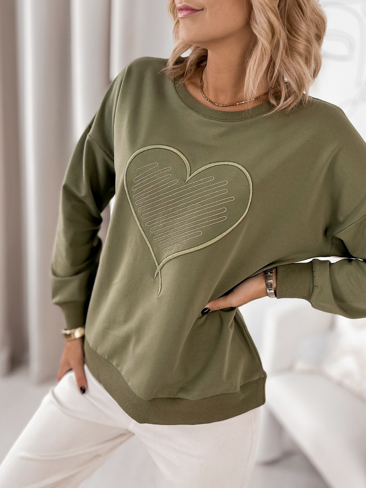 BLUZA OTTAVIA KHAKI BLUZA OTTAVIA KHAKI