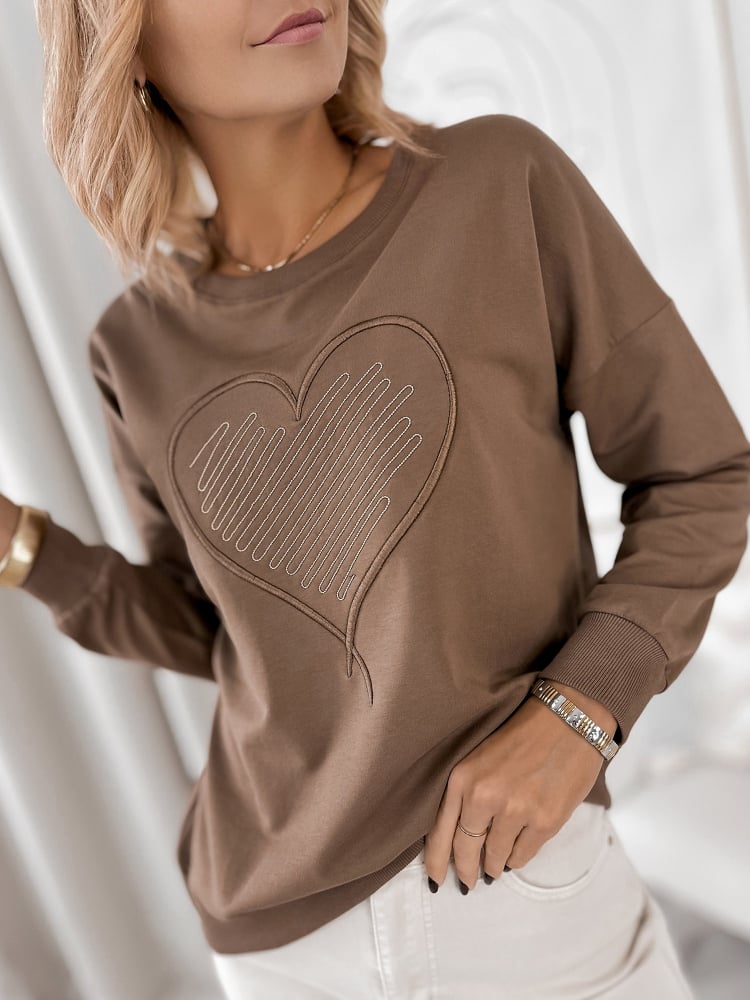 BLUZA OTTAVIA BRĄZOWA BLUZA OTTAVIA BRĄZOWA