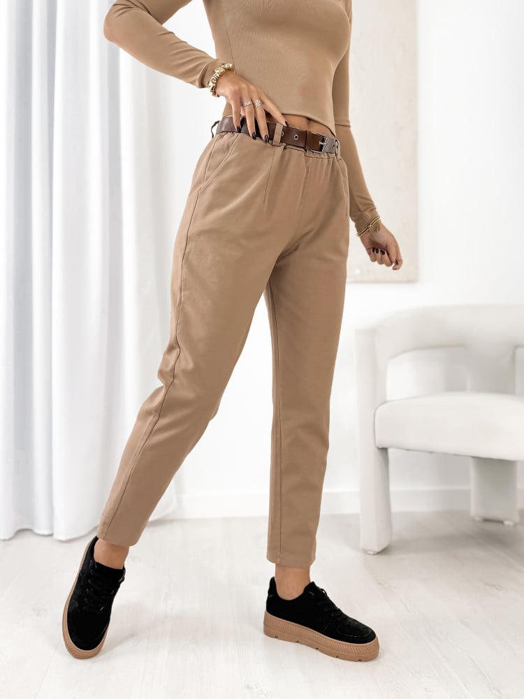 SPODNIE SANGRE KARMELOWE