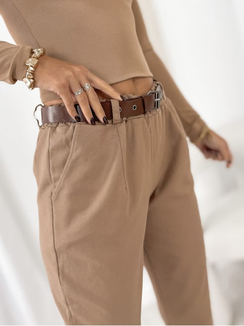 SPODNIE SANGRE KARMELOWE