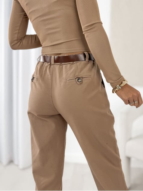 SPODNIE SANGRE KARMELOWE