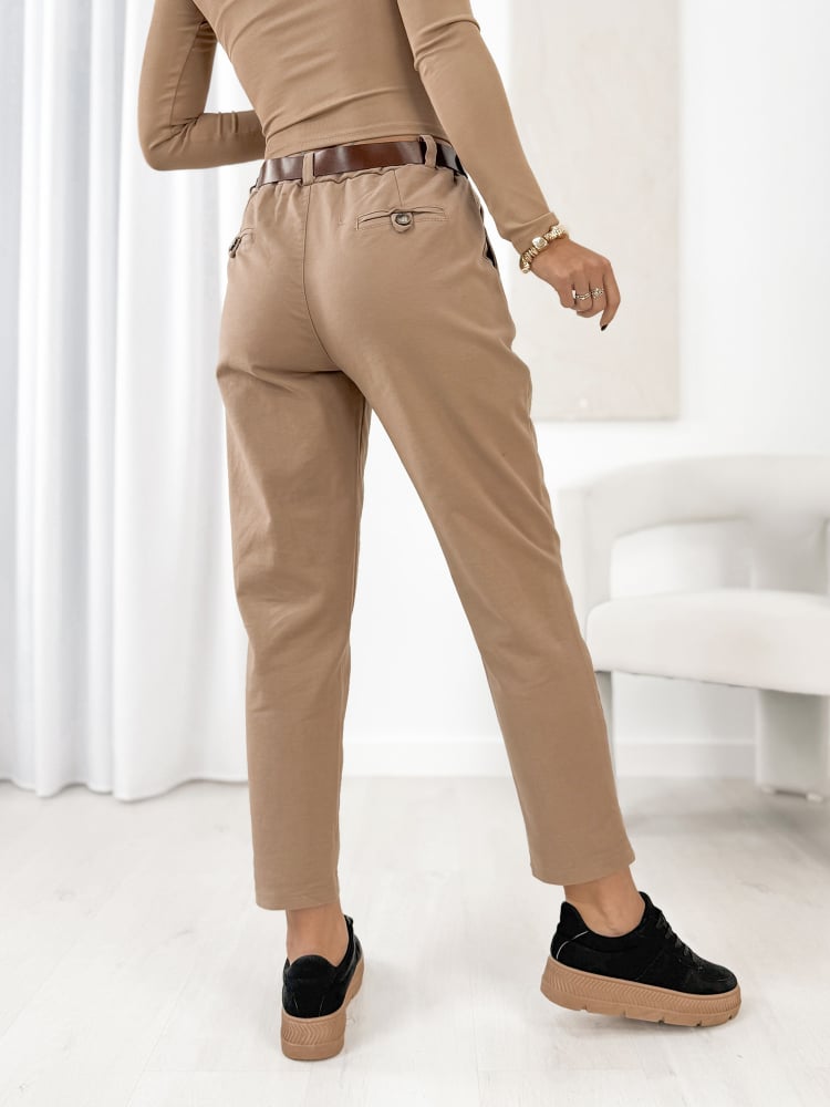 SPODNIE SANGRE KARMELOWE