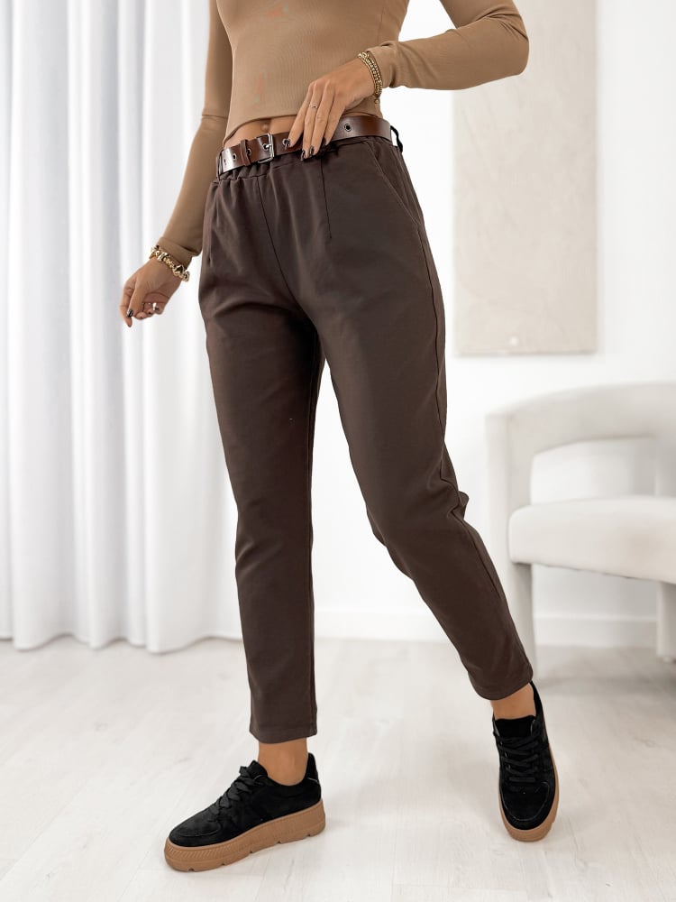 SPODNIE SANGRE BRĄZOWE