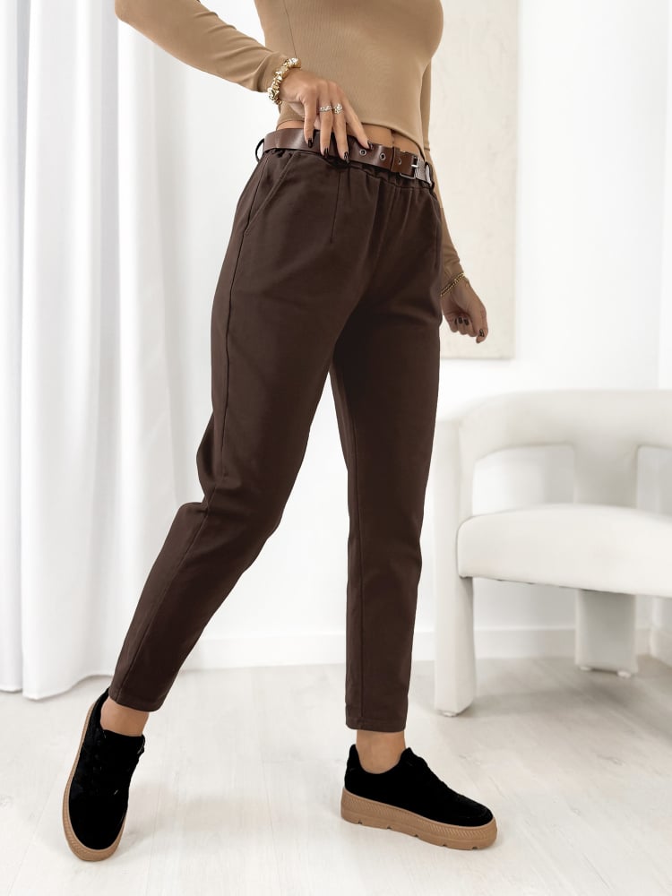 SPODNIE SANGRE BRĄZOWE