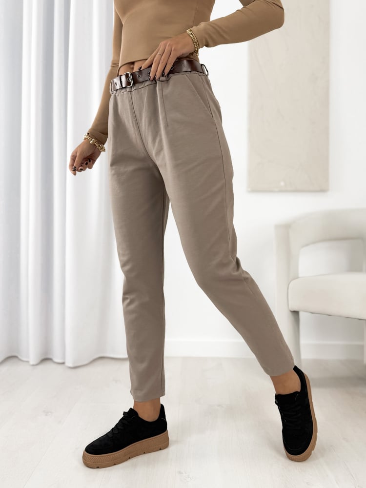 SPODNIE SANGRE CIEMNOBEŻOWE