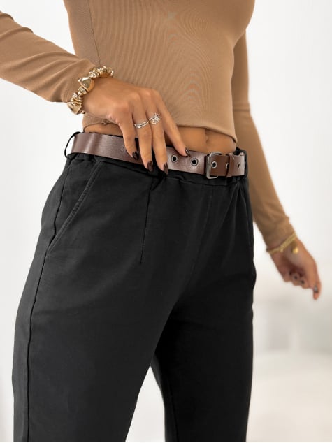 SPODNIE SANGRE CZARNE