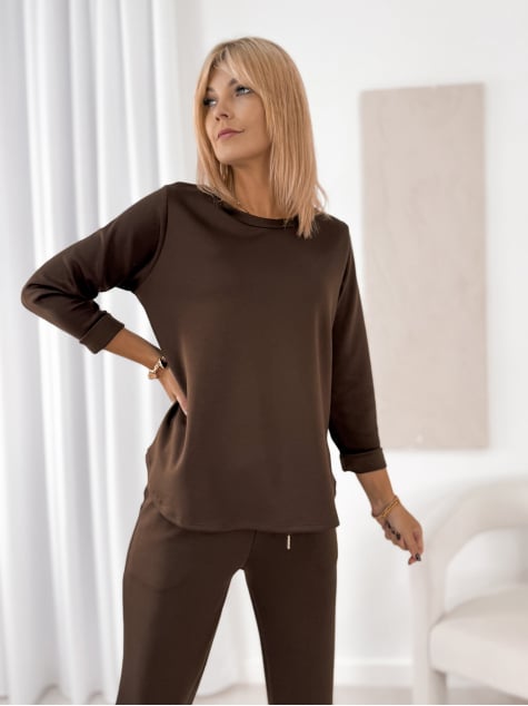 KOMPLET TRYZO CIEMNOBRĄZOWY