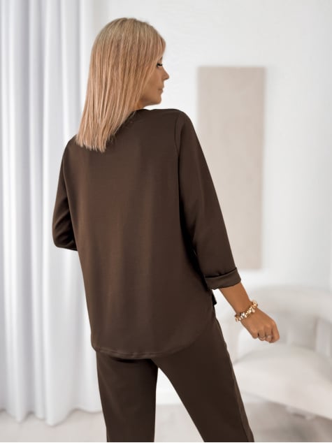 KOMPLET TRYZO CIEMNOBRĄZOWY