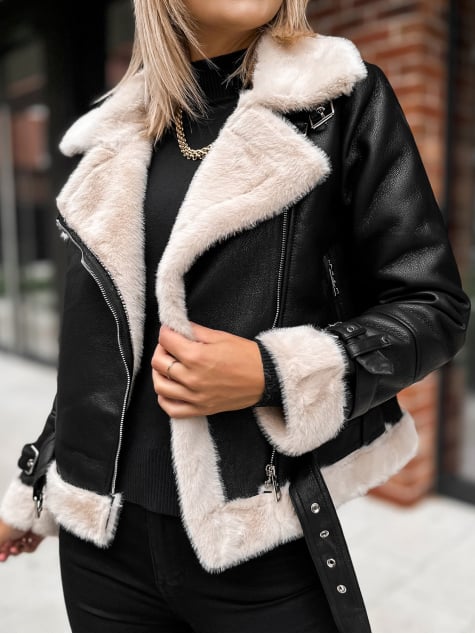 KURTKA KOŻUSZEK ESTRELLA CZARNA