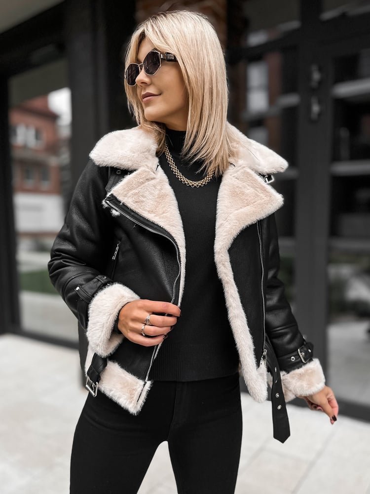 KURTKA KOŻUSZEK ESTRELLA CZARNA