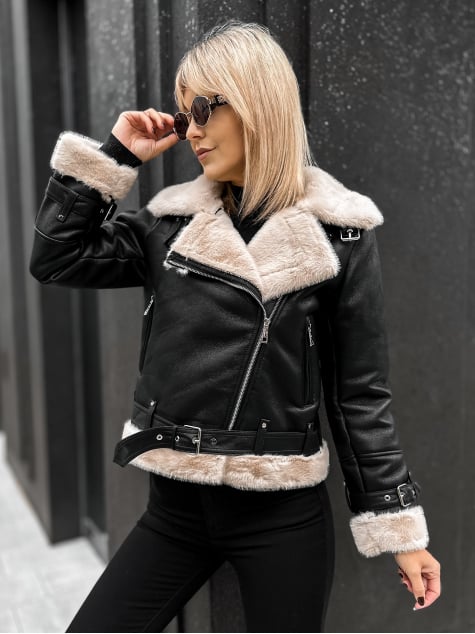 KURTKA KOŻUSZEK ESTRELLA CZARNA