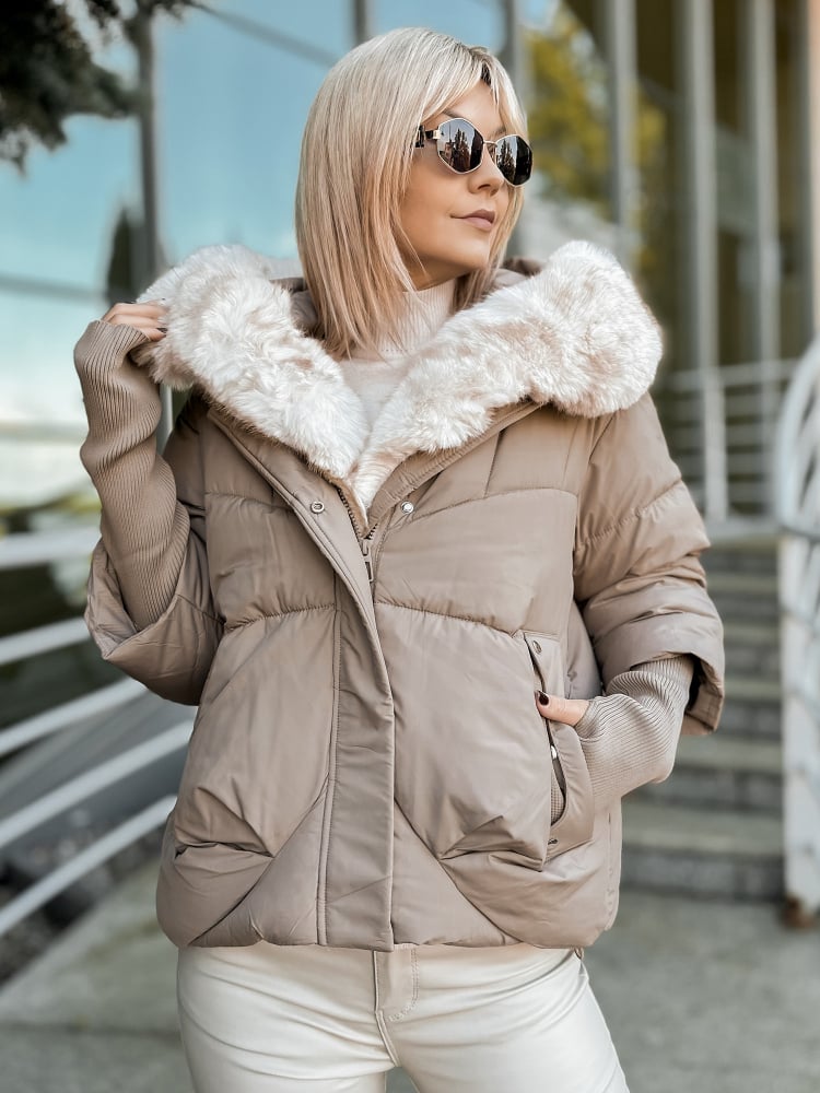 KURTKA GRANADA CIEMNOBEŻOWA