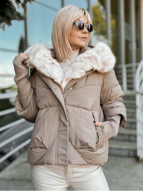 KURTKA GRANADA CIEMNOBEŻOWA