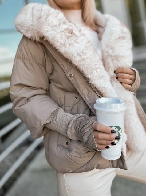 KURTKA GRANADA CIEMNOBEŻOWA