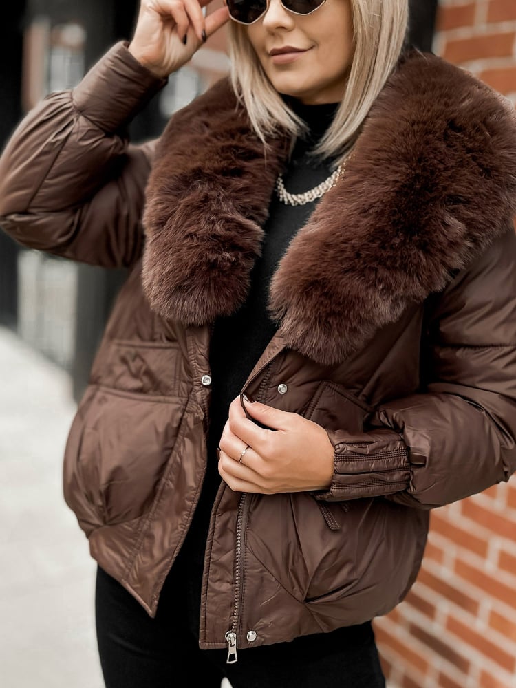 KURTKA CORDOBA BRĄZOWA