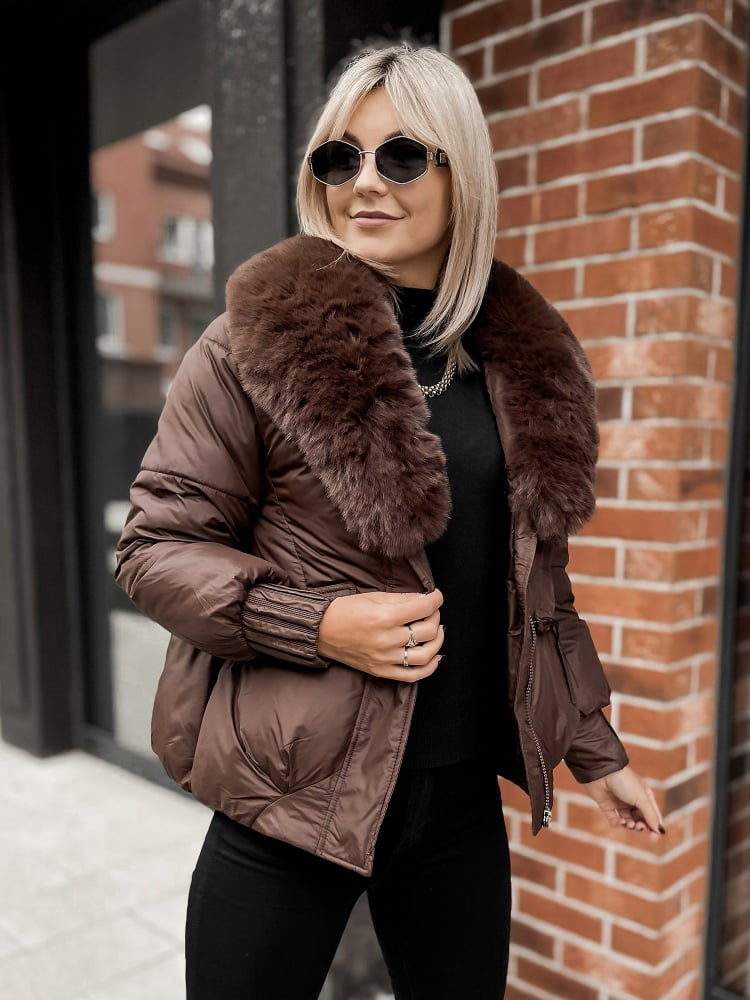 KURTKA CORDOBA BRĄZOWA