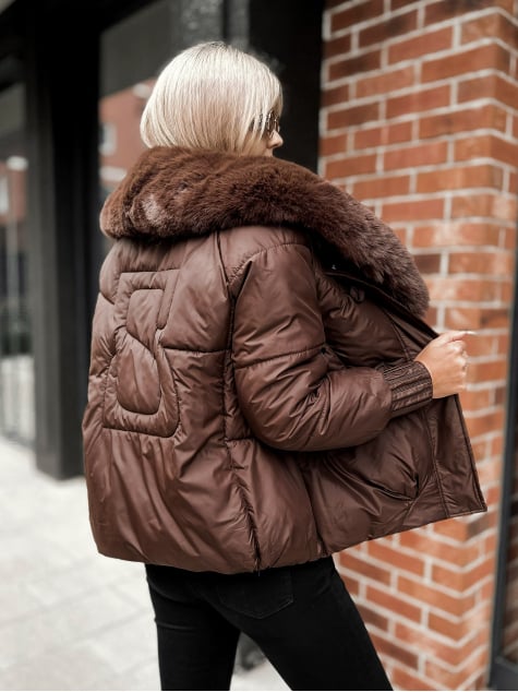 KURTKA CORDOBA BRĄZOWA