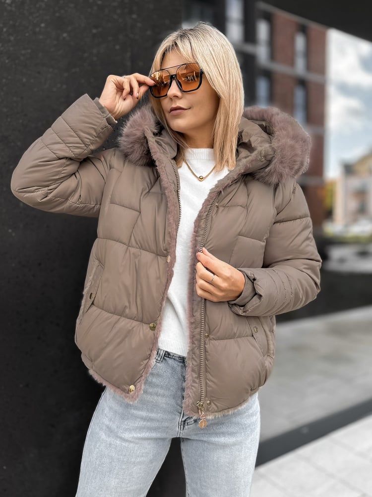 KURTKA NIDAROS CIEMNOBEŻOWA