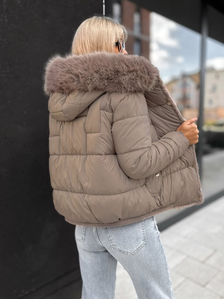 KURTKA NIDAROS CIEMNOBEŻOWA