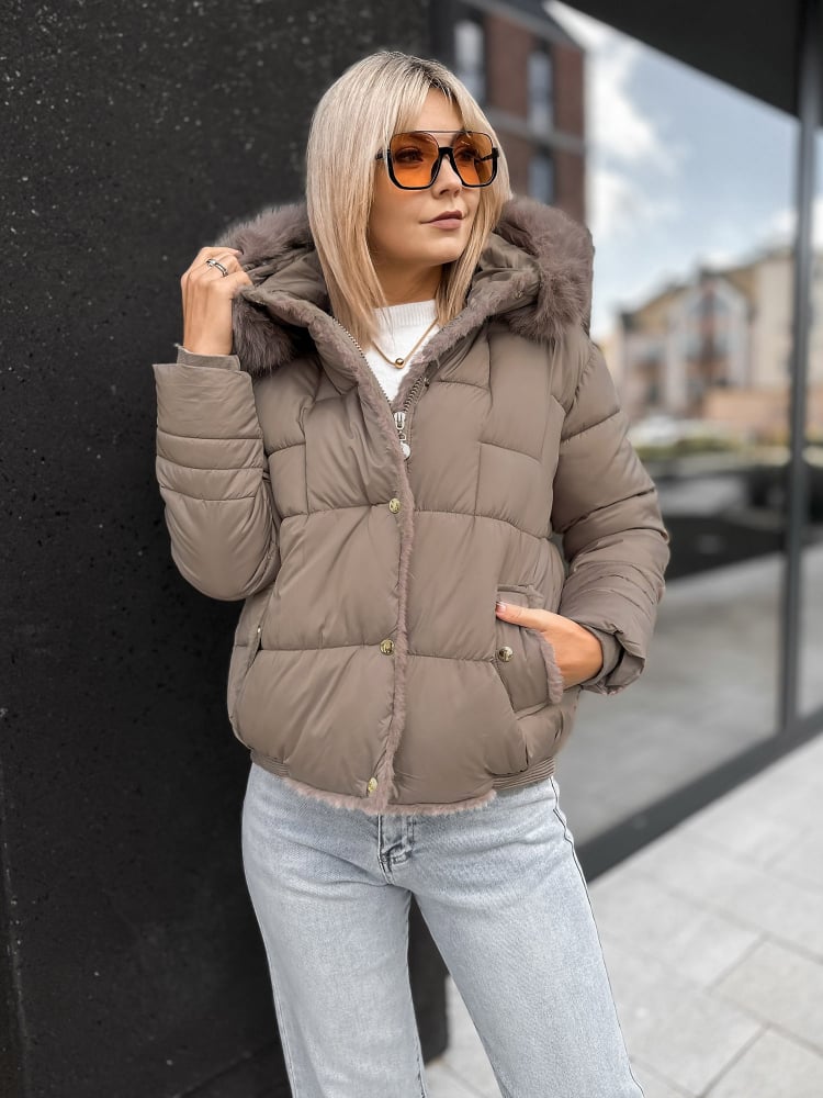 KURTKA NIDAROS CIEMNOBEŻOWA