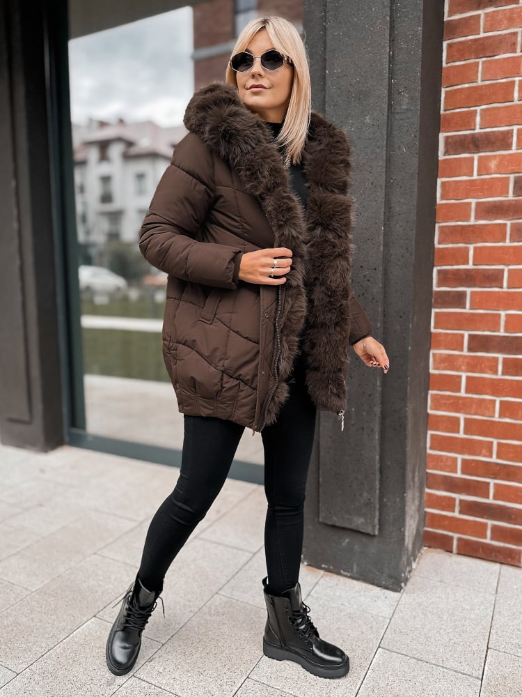 KURTKA JORUND BRĄZOWA