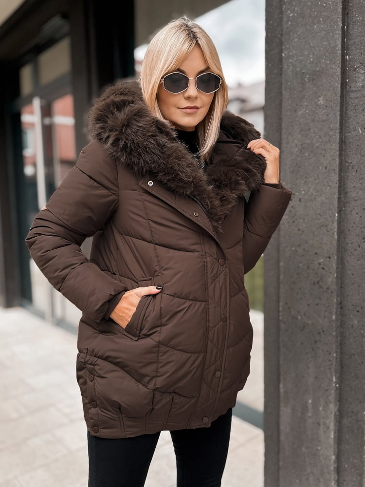 KURTKA JORUND BRĄZOWA