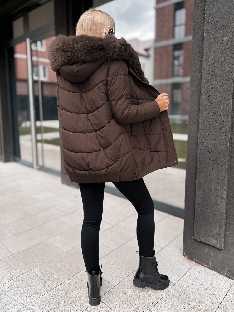 KURTKA JORUND BRĄZOWA