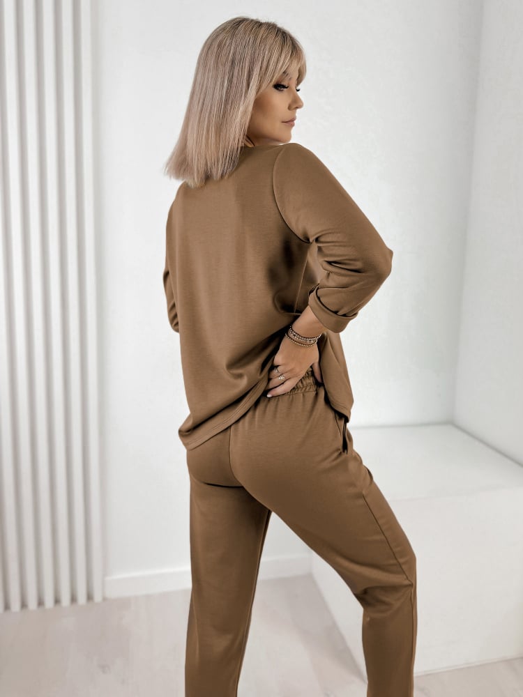 KOMPLET TRYZO KARMELOWY